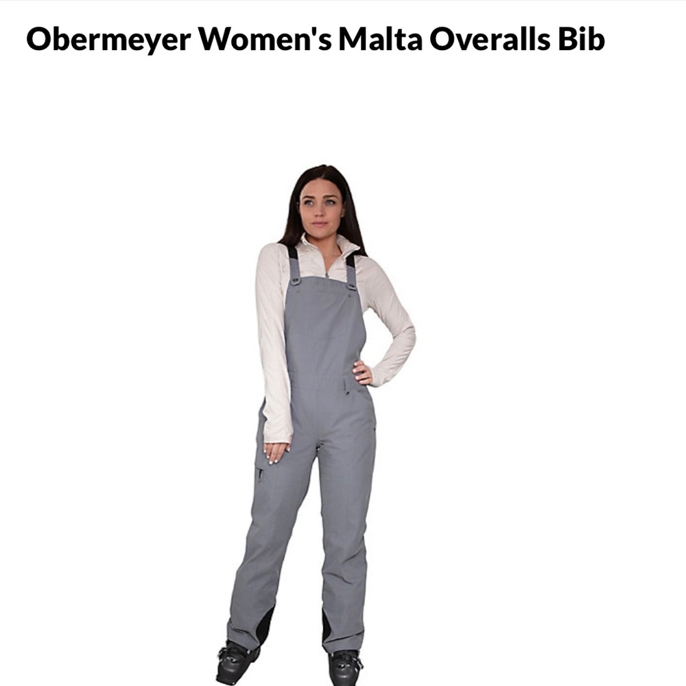 Cute Obermeyer Ski Bibs 6p, worn once and loved, but just don’t need.